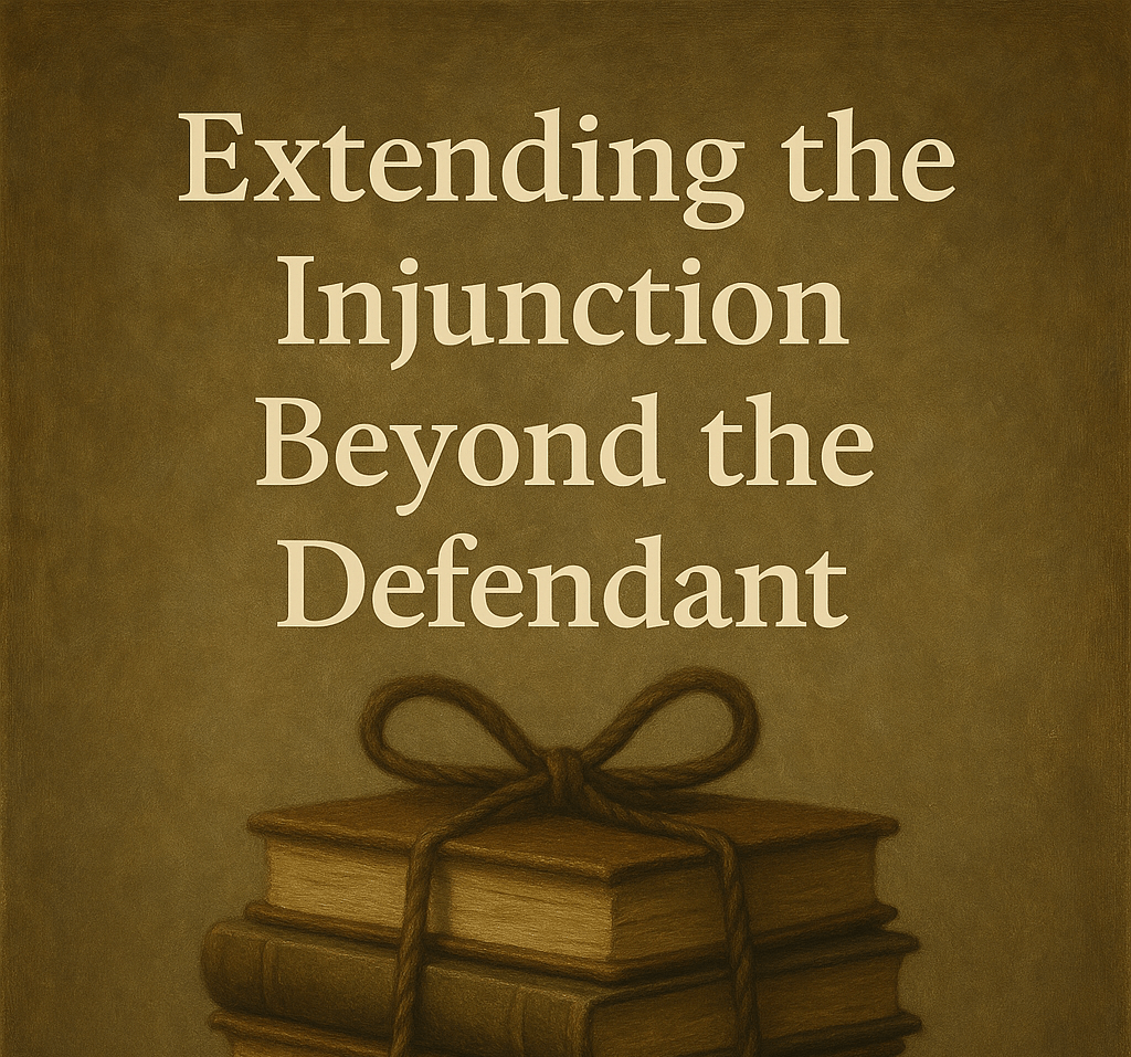 Extending the Injunction Beyond the Defendant